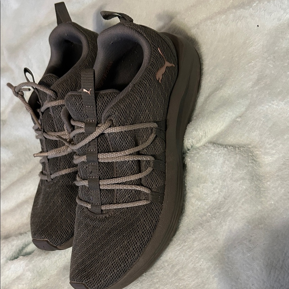 Barely used  Puma women’s Dark Gray Athletic Shoes